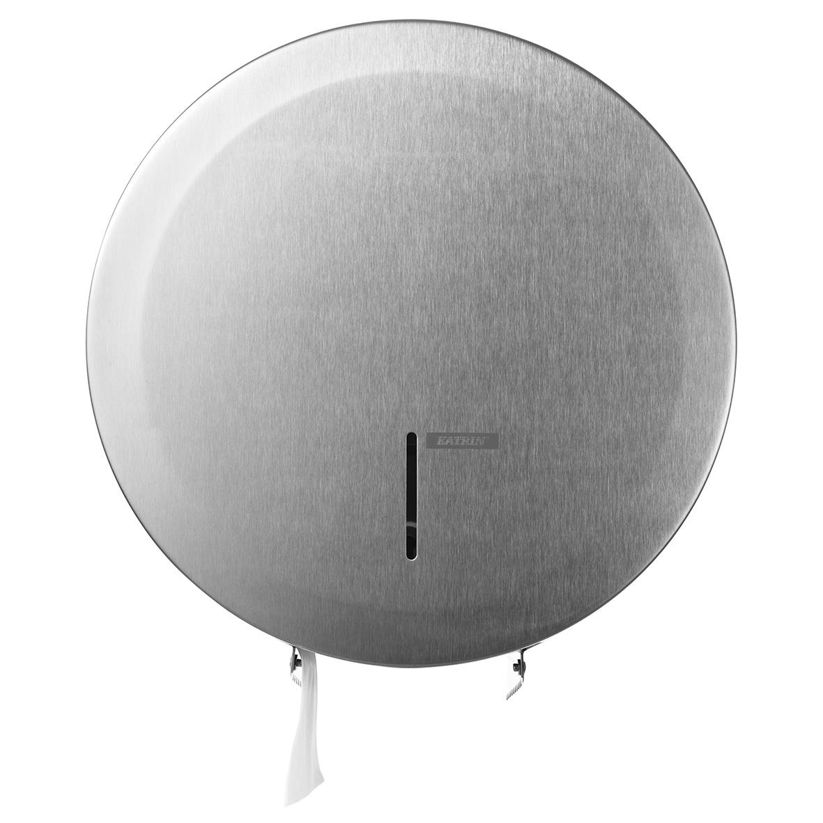 Dispenser för toalettpapper Katrin Gigant S i borstat stål