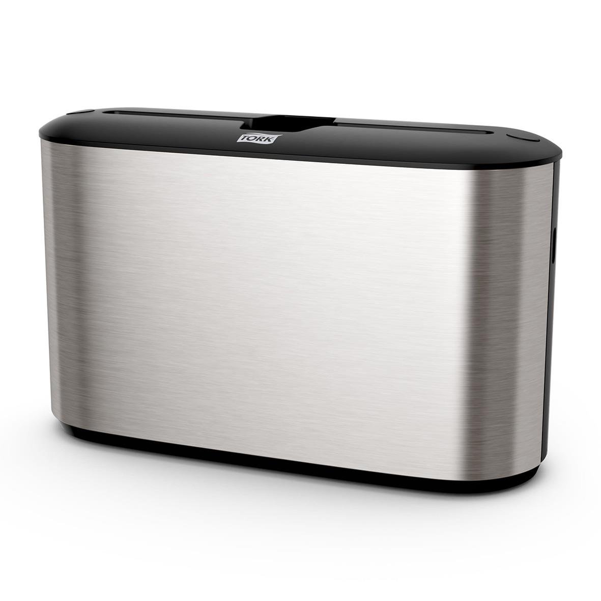 Dispenser för pappershanddukar i stål, fristående, multifold, H2 modell