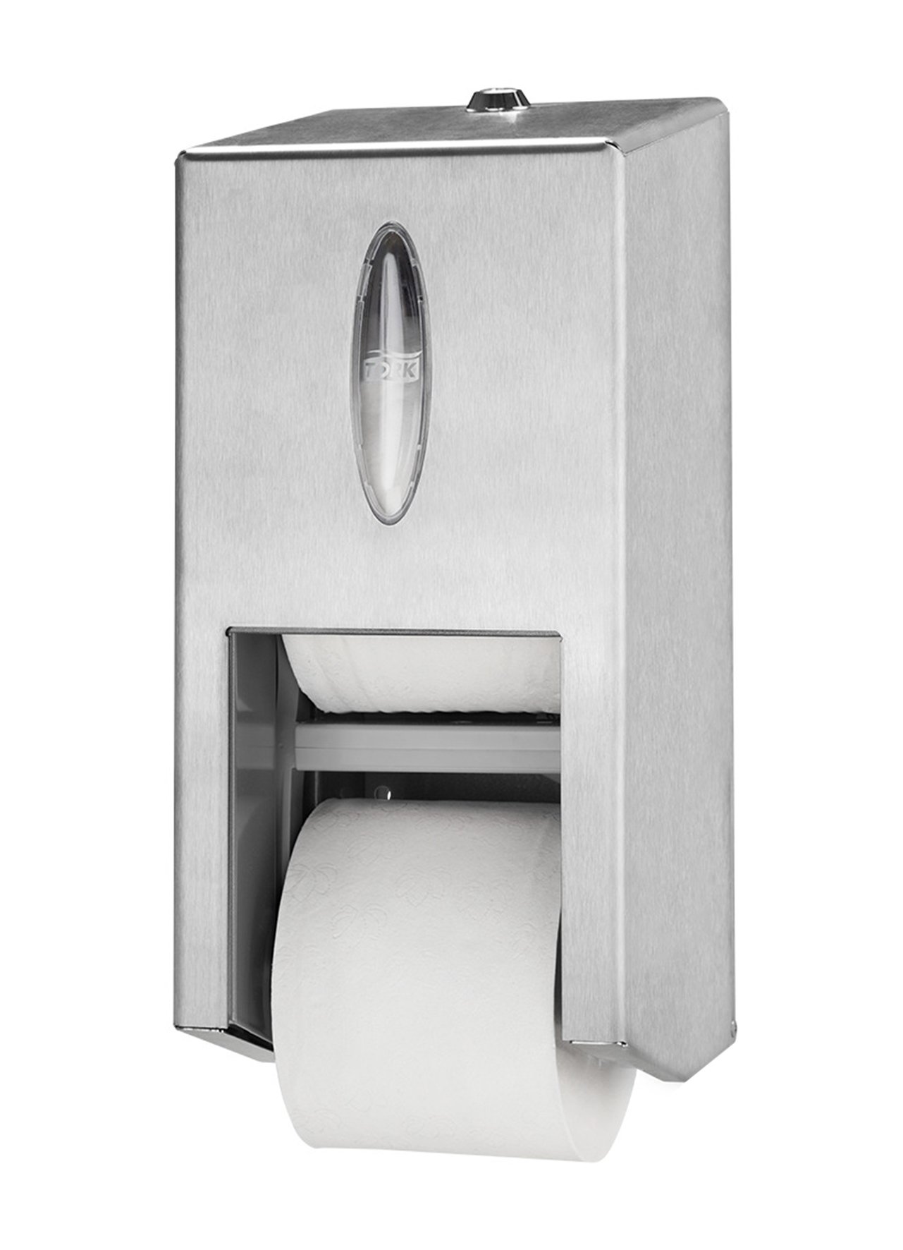 Dispenser Toalettp Tork T7 Coreless Mid-Size Twin rostfri 50250411_1
