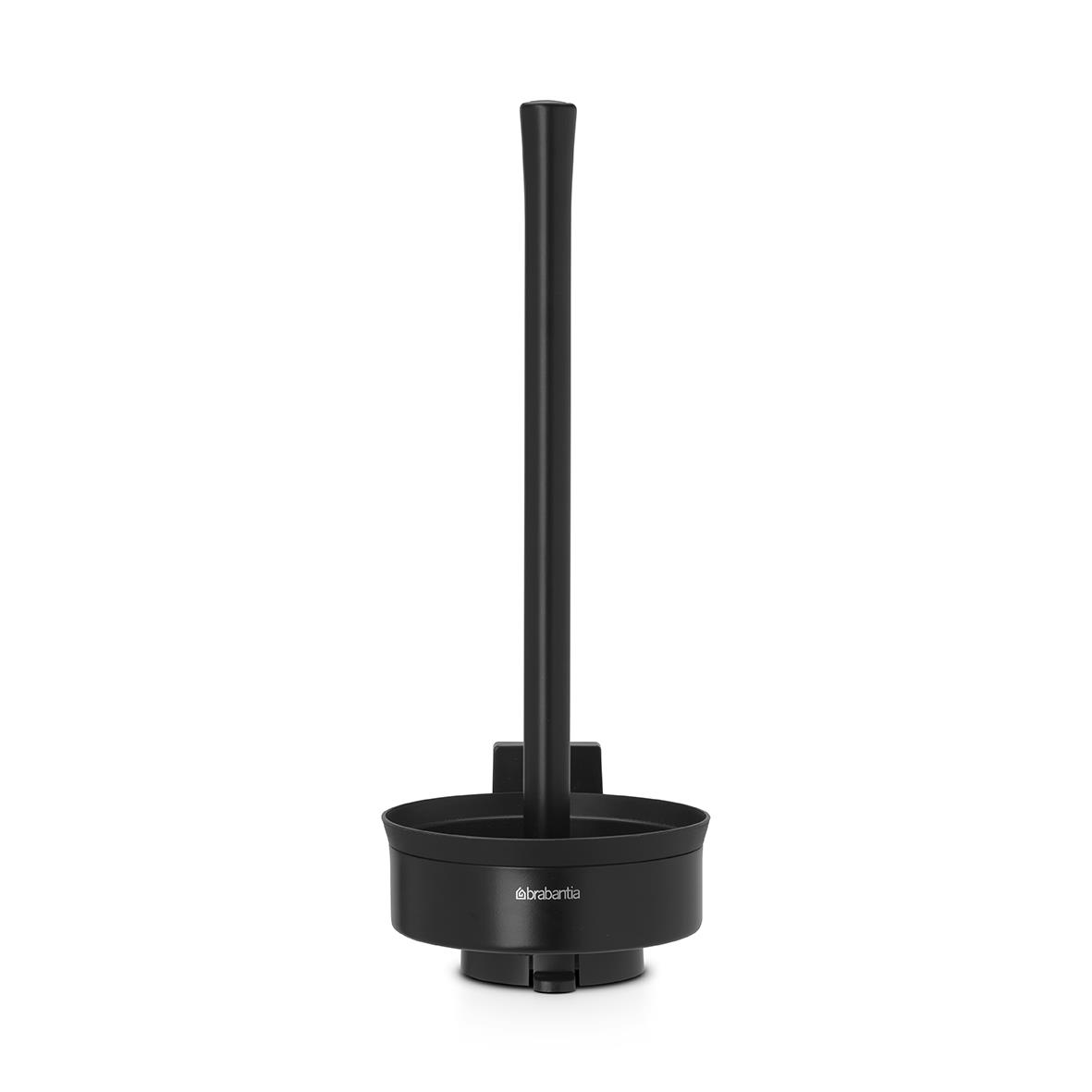 Toalettpappershållare Brabantia Profile i svart och silver
