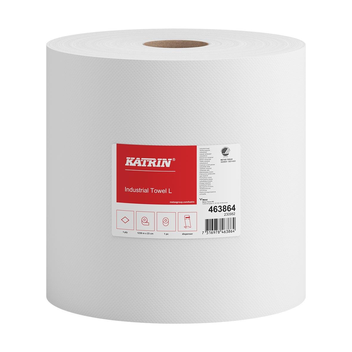 Industrirulle Katrin Classic L Natur 230mm x 1230m