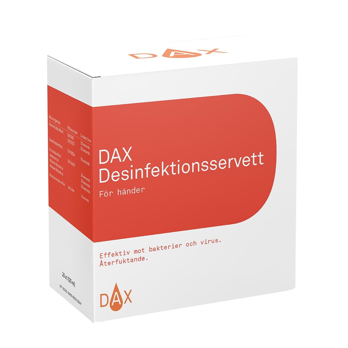 Handdesinfektion Dax Servetter 170x220mm 51010016