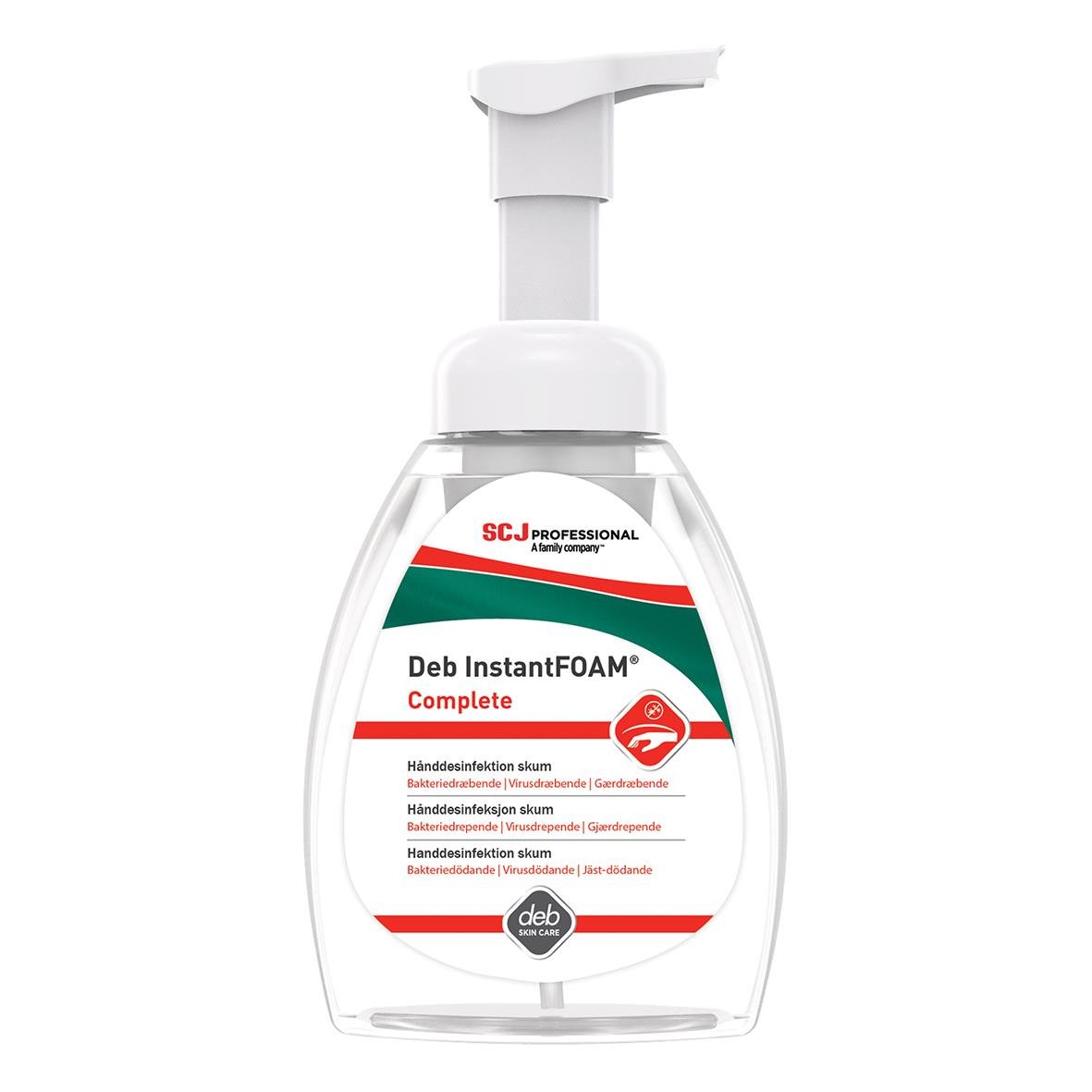 Handdesinfektion SCJ Professional InstantFoam Complete 250ml i pumpflaska