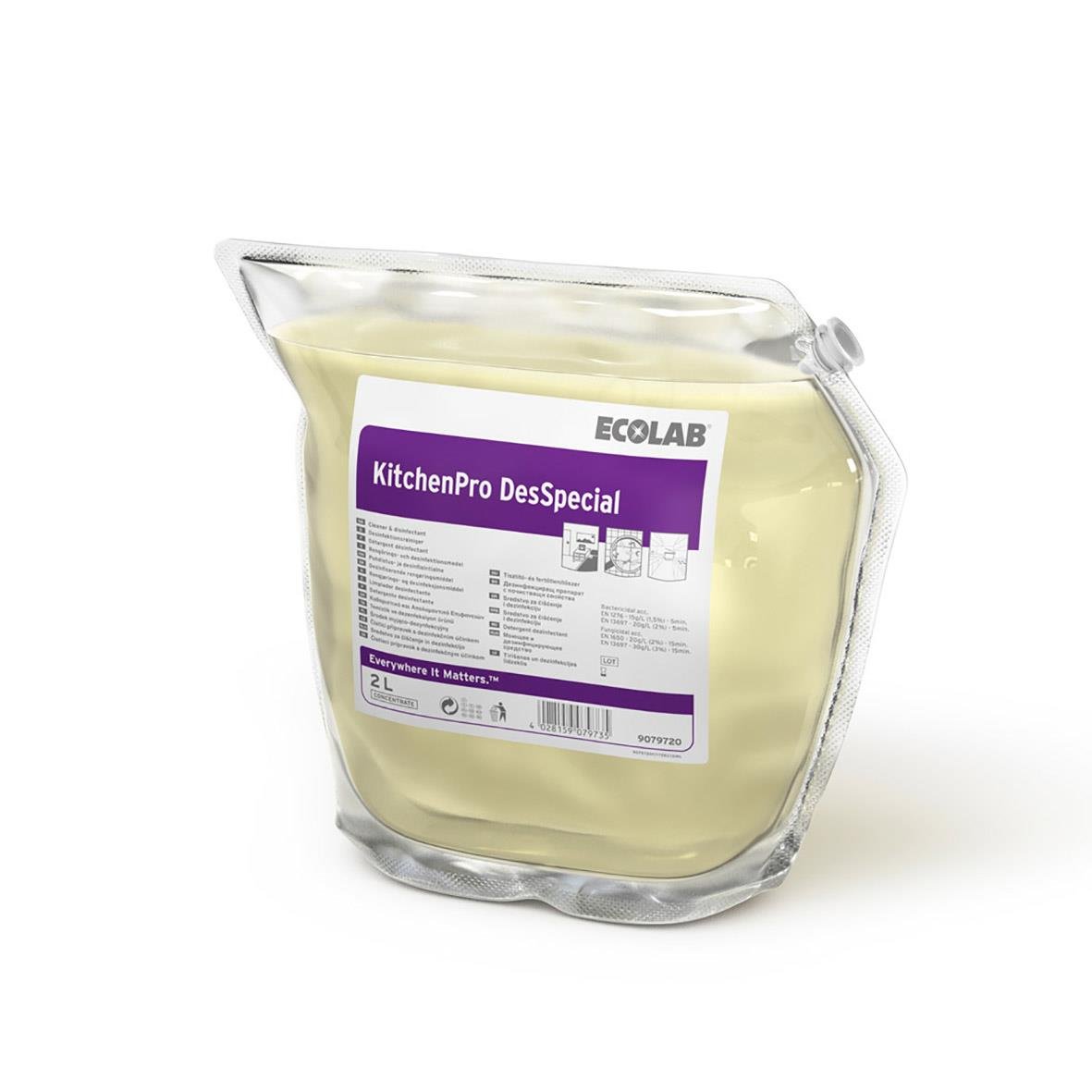Ecolab Kitchen Pro DesSpecial 2L desinfektionsmedel i påse
