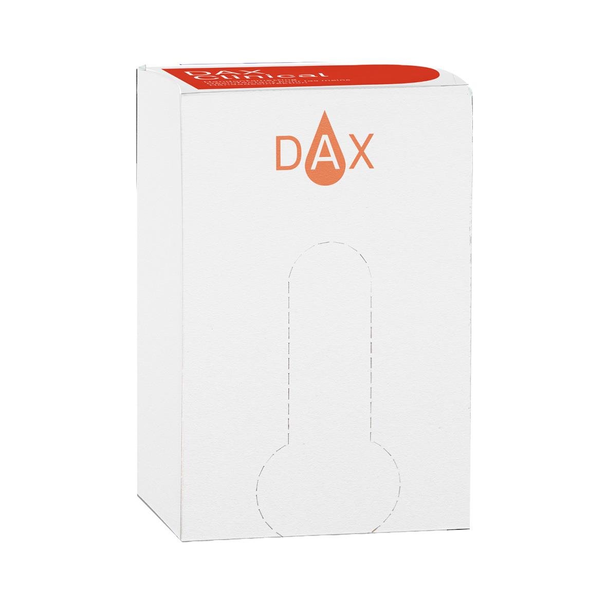 Förpackning av DAX Clinical 75 handdesinfektion 700ml BiB