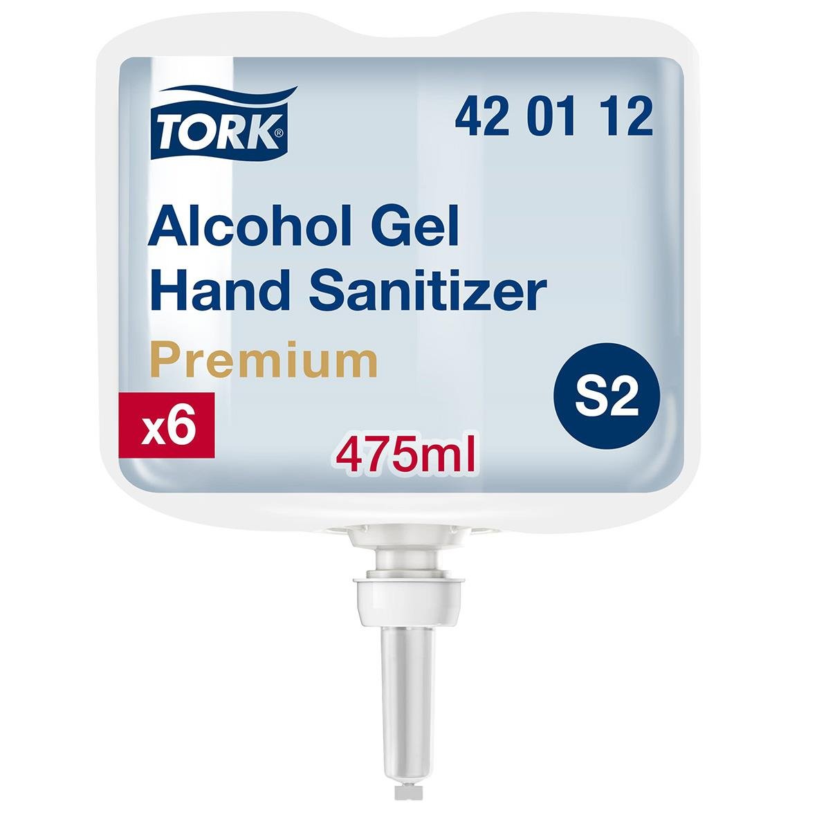 Handdesinfektion Tork S2 Alcogel 80 475ml för hygien och smittskydd