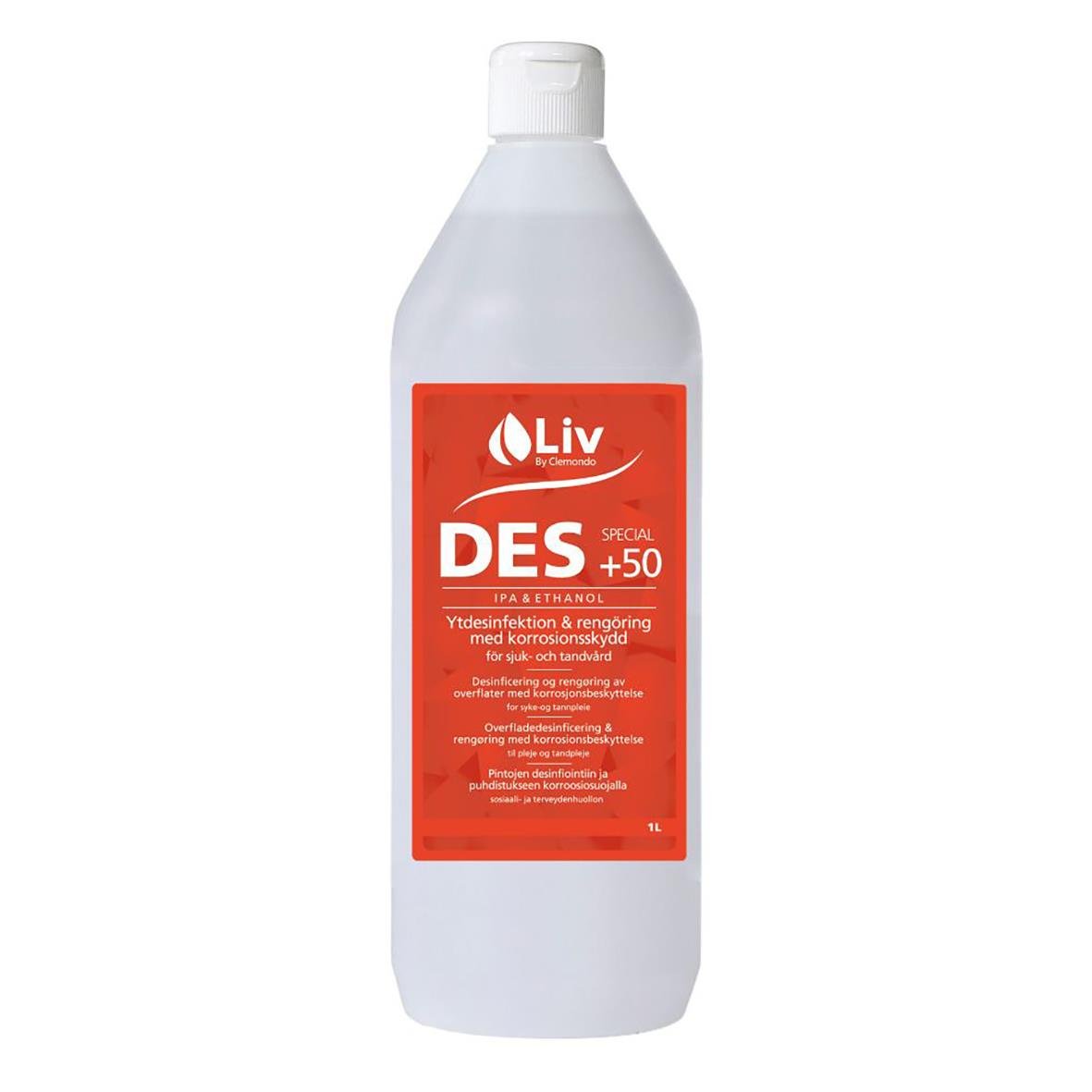 Ytdesinfektion Liv Des Special +50 1L