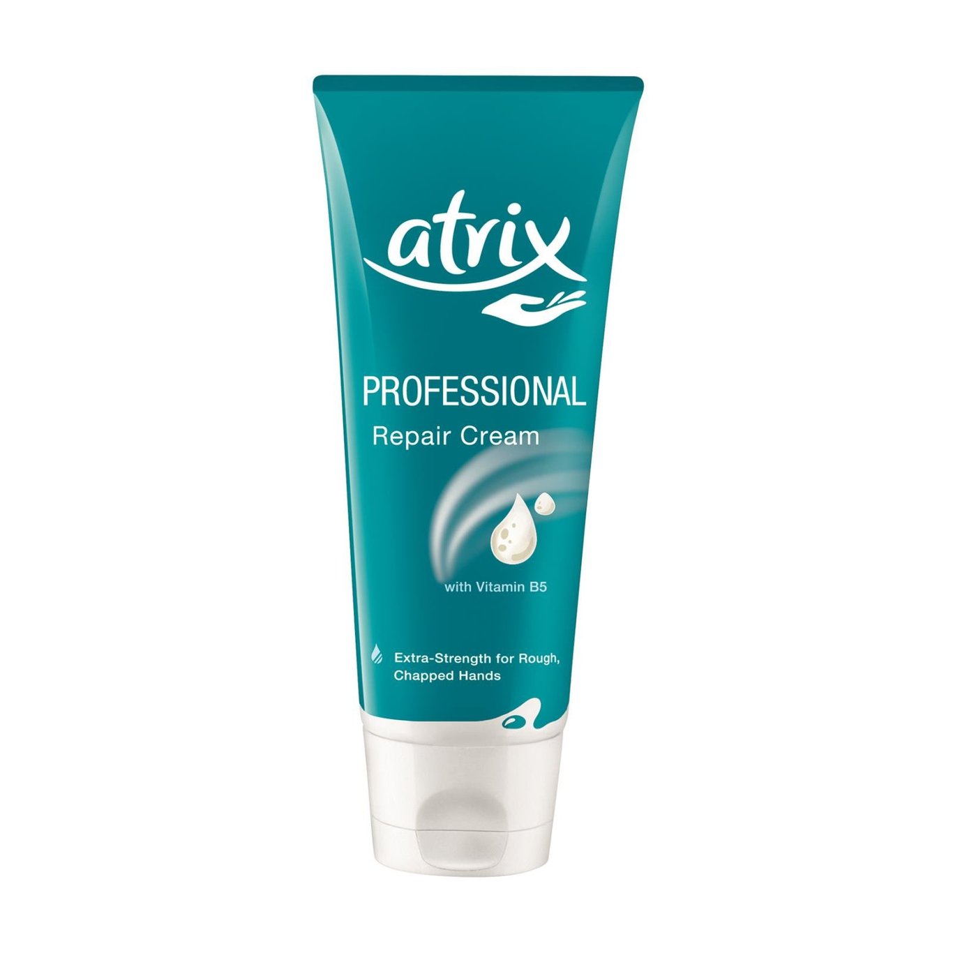 Handkräm Atrix Professional 100ml i tub med blå och vit design, för extra styrka och vård av torra och spruckna händer