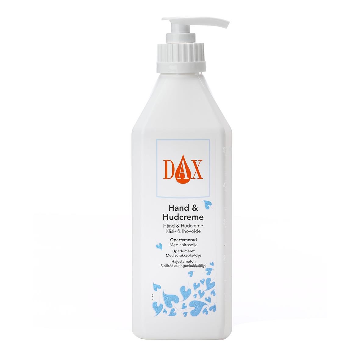 Hudkräm DAX Hand & Hudcreme oparfymerad pump 600ml