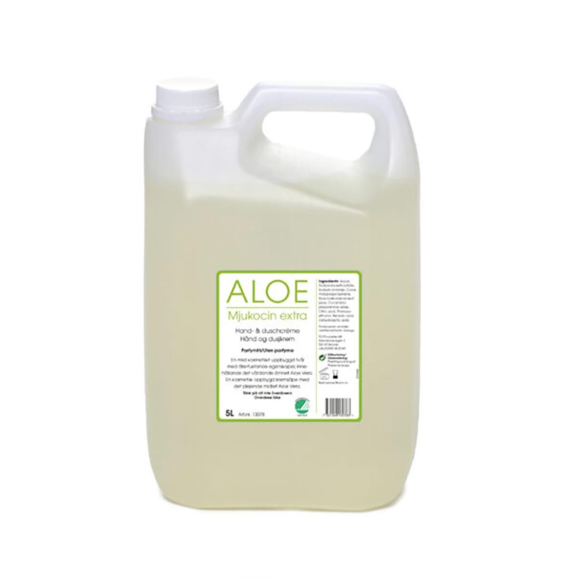 Flytande tvål PLS Mjukocin Extra Aloe Oparfymerad 5L