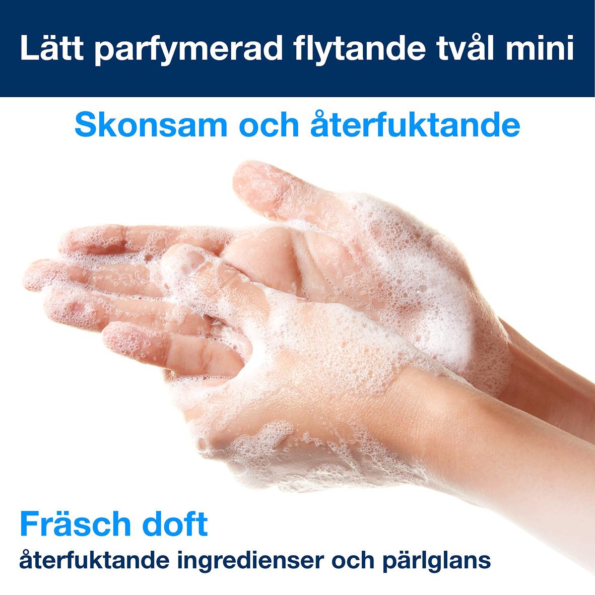 Flytande tvål med skonsam och återfuktande formula, lätt parfymerad, 475ml