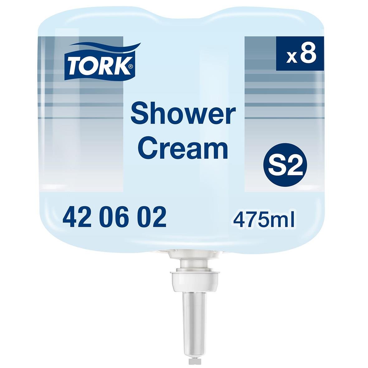 Tork Schampo/Dusch Tork S2 Parfymerad 475ml, 8-pack