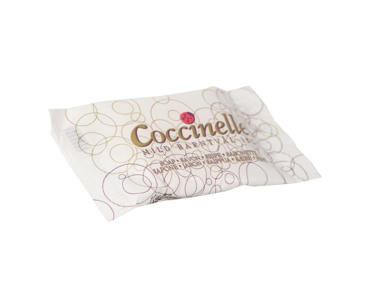 Oparfymerad tvål i hotellförpackning från Coccinelle, 15g