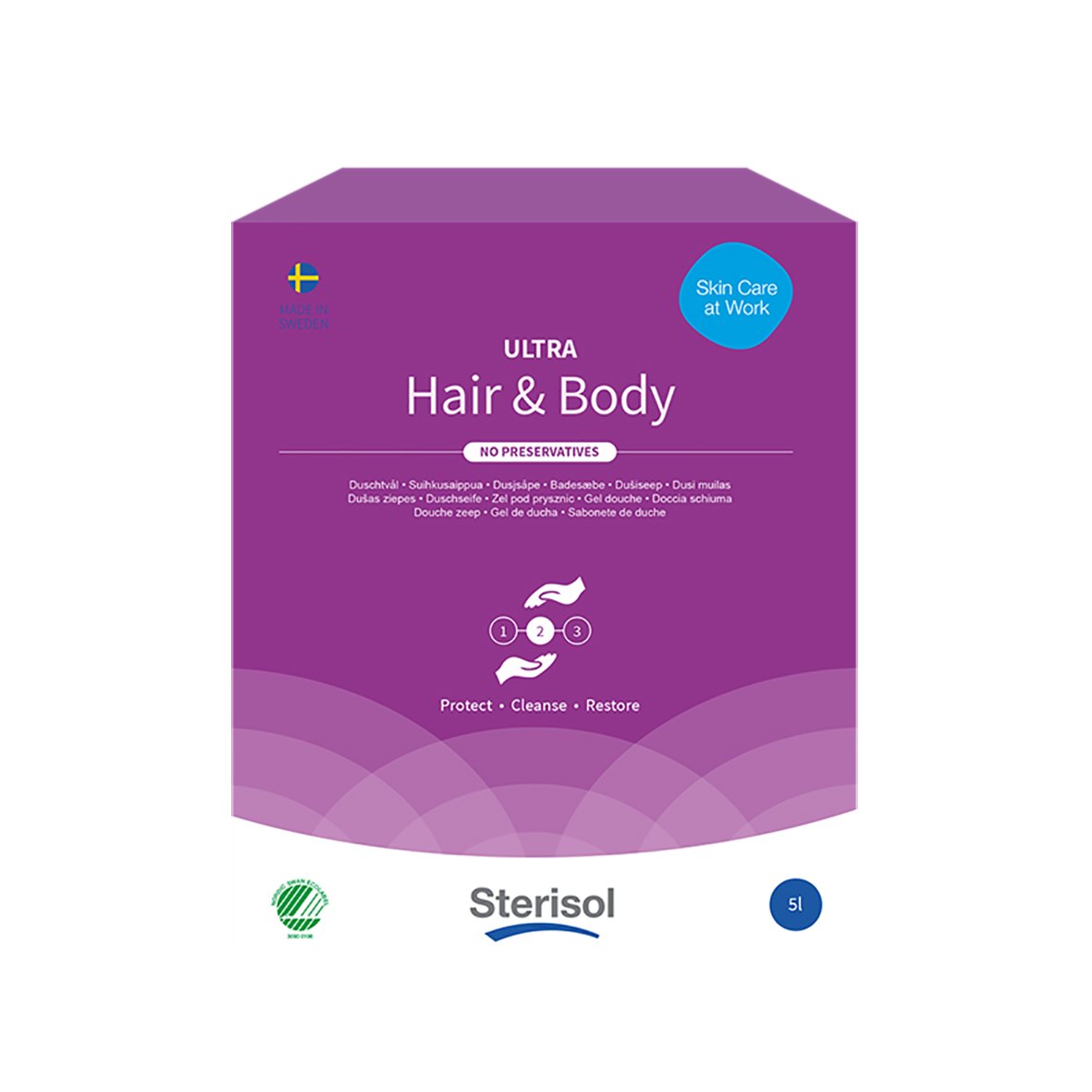 Schampo/Dusch Sterisol Ultra Hair & Body Parfymerad 5L