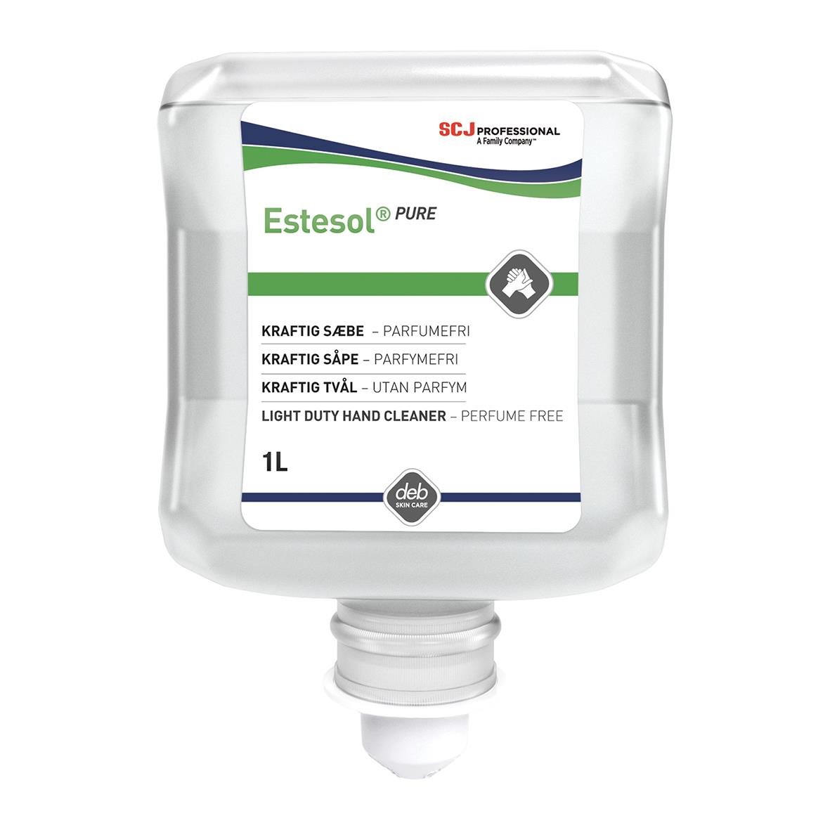 Flytande Tvål SCJ Professional Estesol pure OParfymerad 1L 51020224