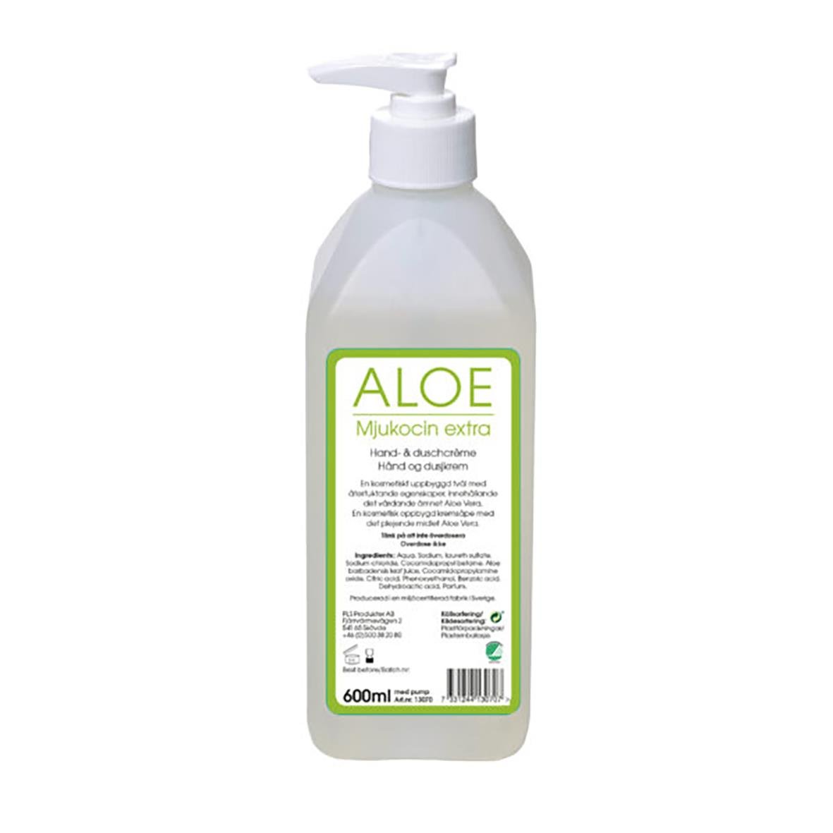 Flytande Tvål PLS Mjukocin Extra Aloe parf refill 600ml