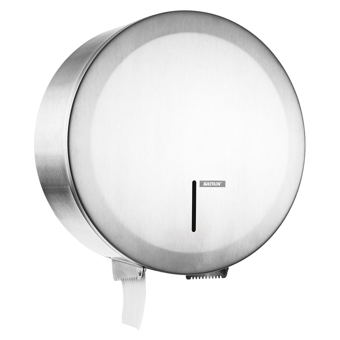 Dispenser för toalettpapper Katrin Gigant L i borstat stål