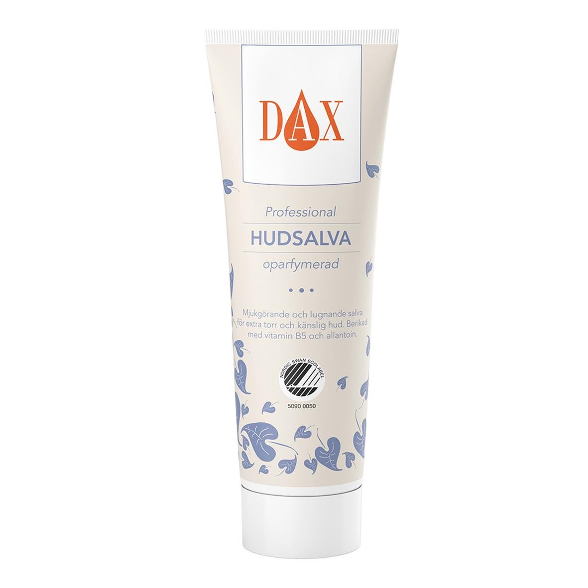 DAX Hudsalva Professional oparfymerad 125ml i tub med blå blomsterdesign
