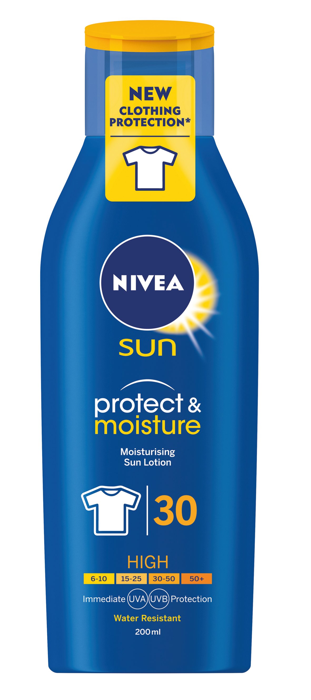 Solskyddsfaktor Nivea Protect&Moisture Lotion SPF30 200ml 51020841