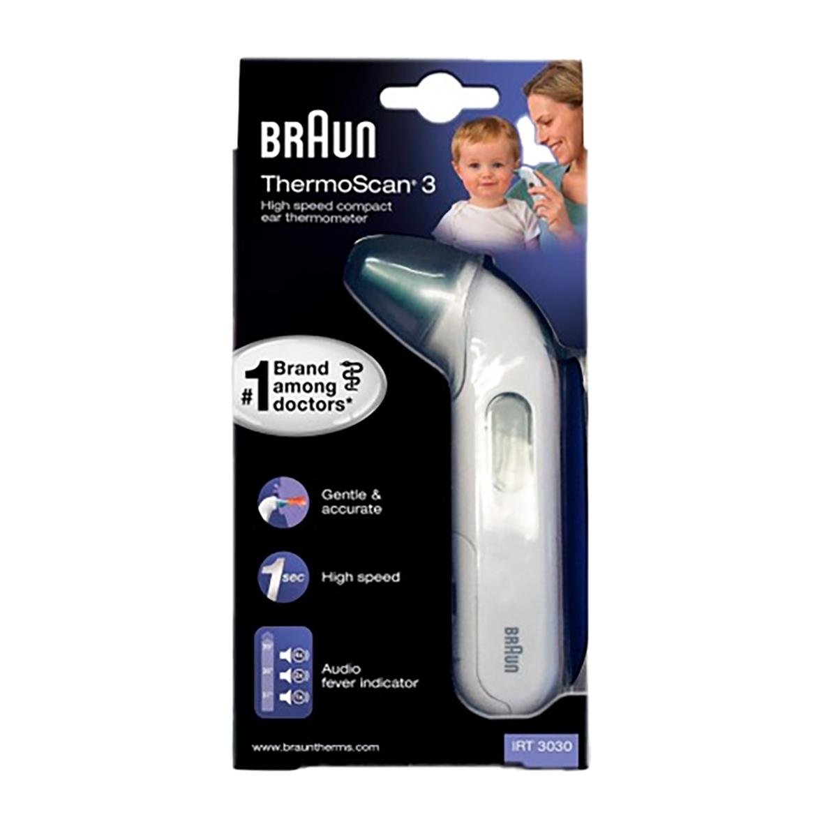 Febertermometer Braun Thermoscan 3 51021105