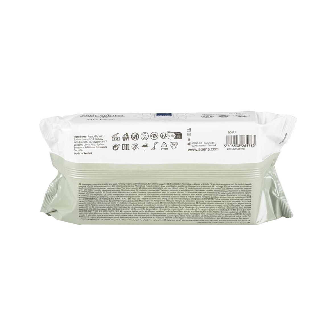 Våtservett Abena Oparfymerad Refill 18x20cm i förpackning