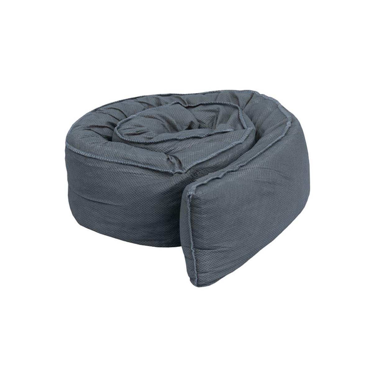 Läns Universal Orm Grå 80mmx1200mm, rund och vadderad, troligen en madrass eller sittdyna