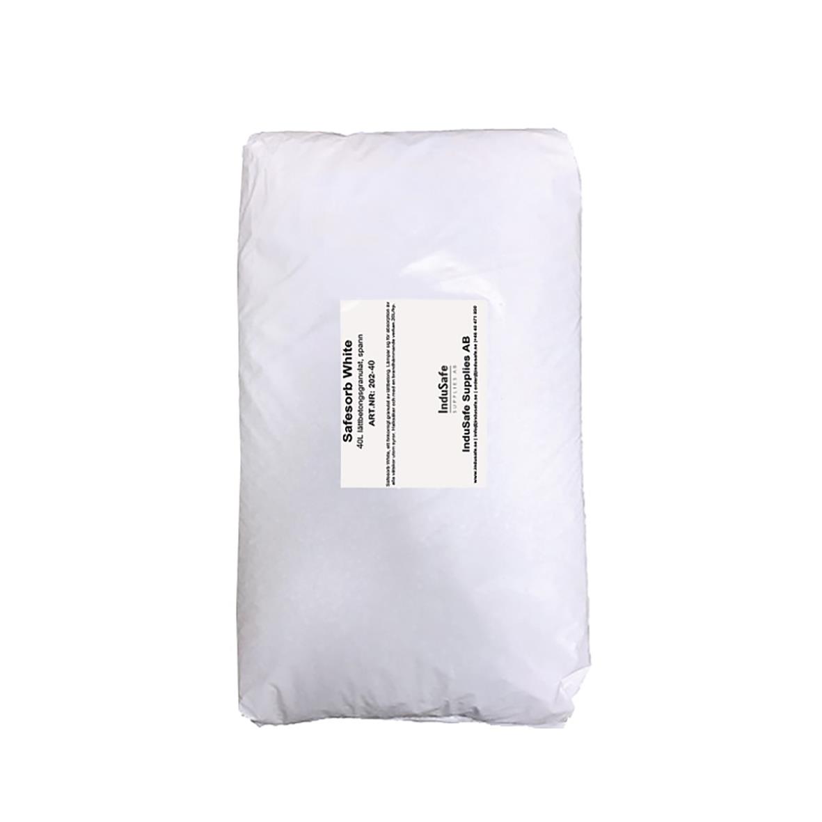 Granulat Safesorb White Lättbetongsgranulat 18kg 40L