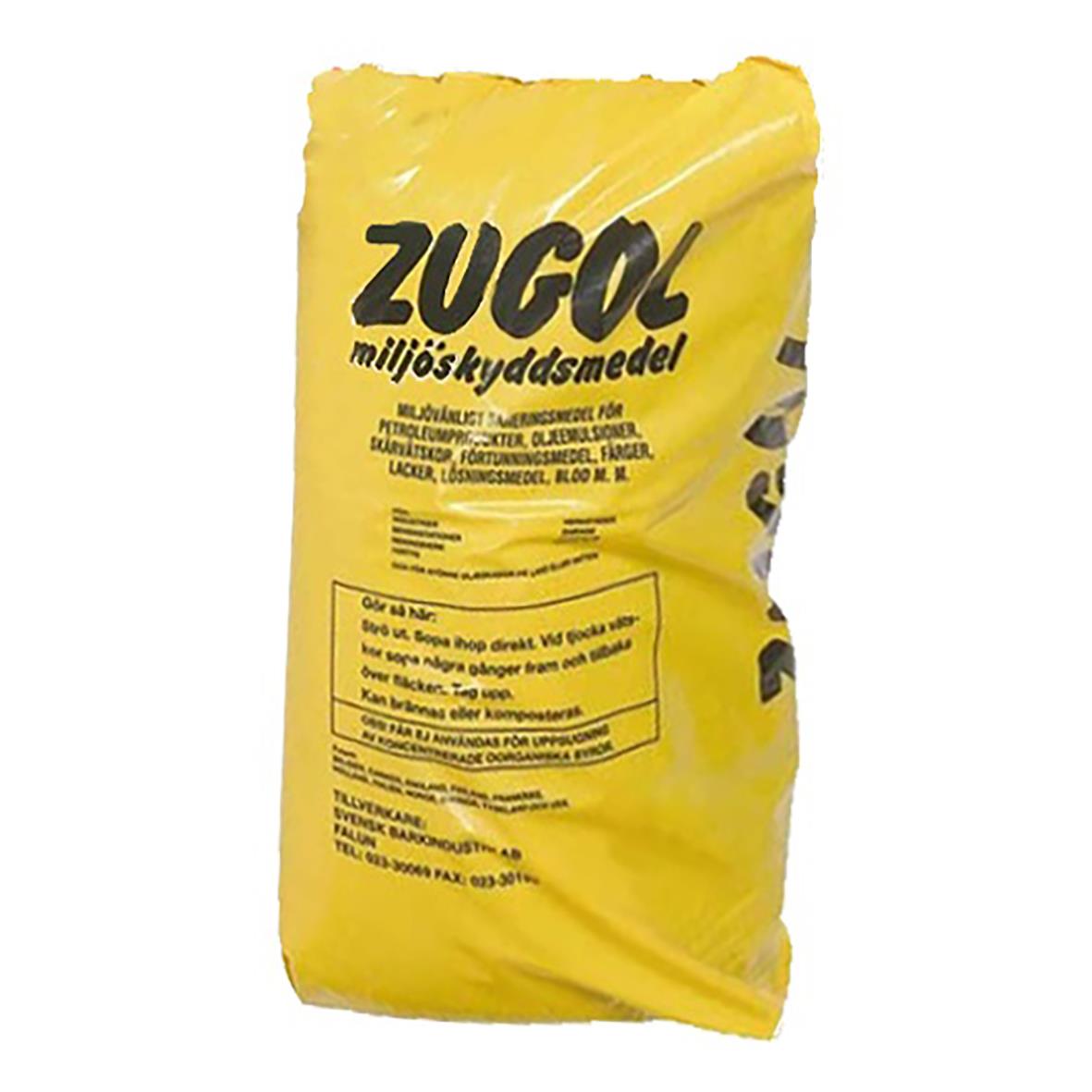 Gult påse med Zugo miljöskyddsmedel granulat för skadedjursbekämpning, 8 kg, 40 liter