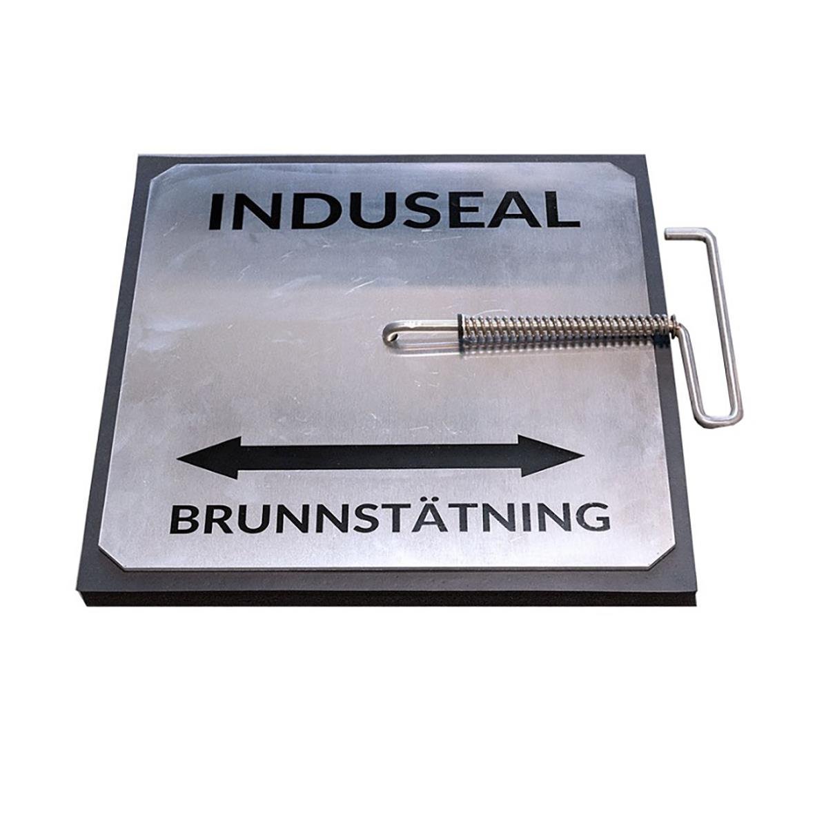 Brunnstätning InduSeal 425x465x30mm med handtag och skruv för tätning