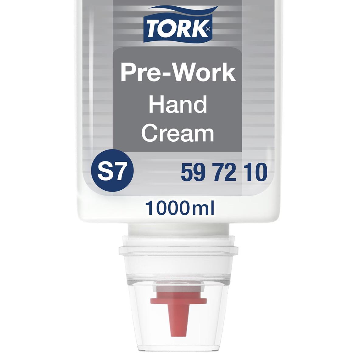 Tork Handkräm Tork Industri Pre-Work S7 1000ml, förberedande handvård