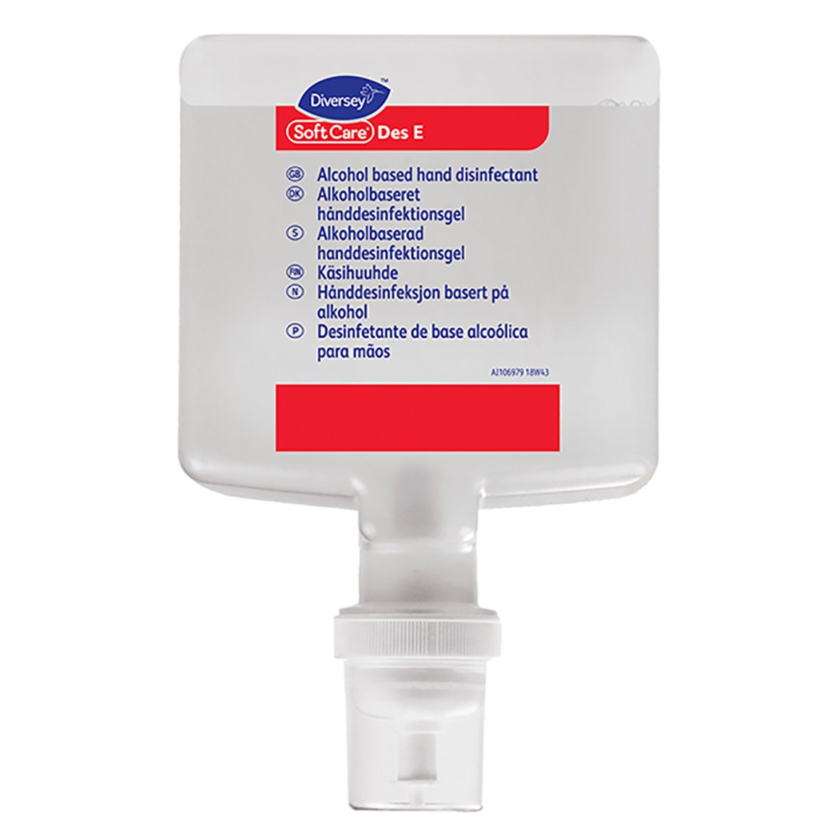 Handdesinfektion Diversey Soft Care 70 Gel Des E IC 1,3L 51040007