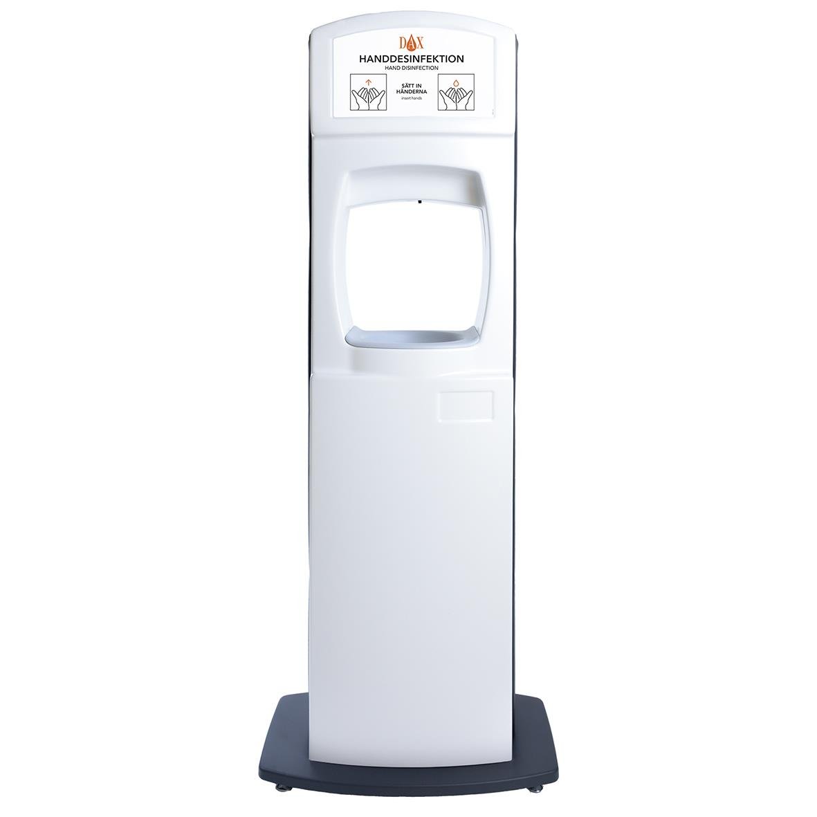 Hygienställ DAX Safepoint+ för handdesinfektion, stående på golv