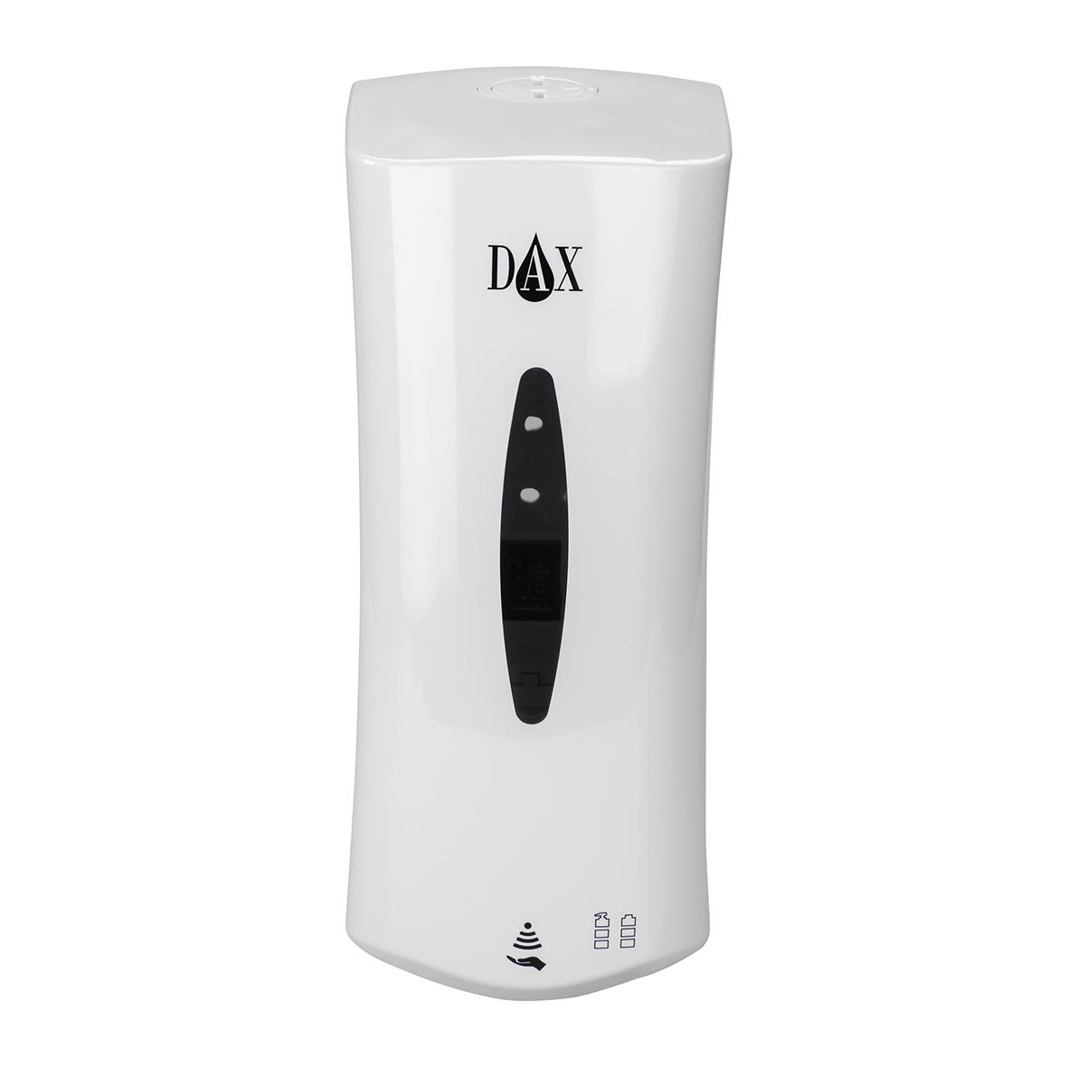 Vit automatisk dispenser DAX Smart med sensor och indikatorlampor