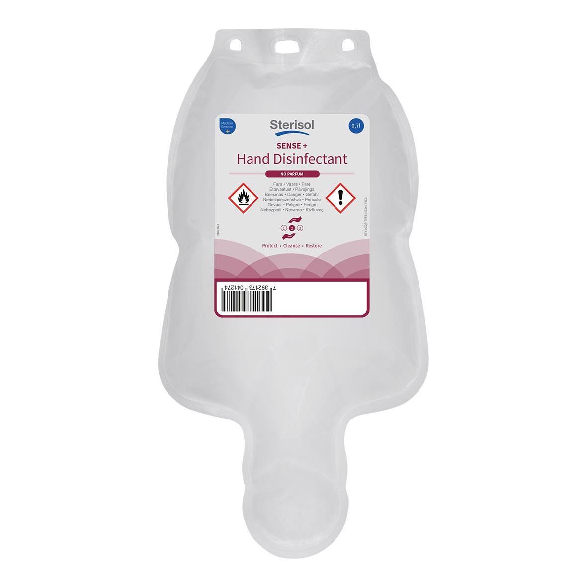 Handdesinfektion Sterisol Sense +Etanol oparfymerad 700ml i påse