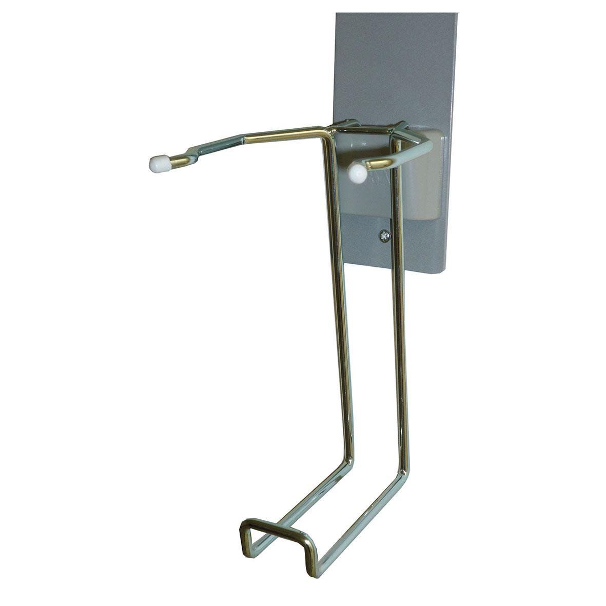 Hållare DAX för servettbox och antibac, väggmonterad med metallram och hållare för servetter och antibacflaska