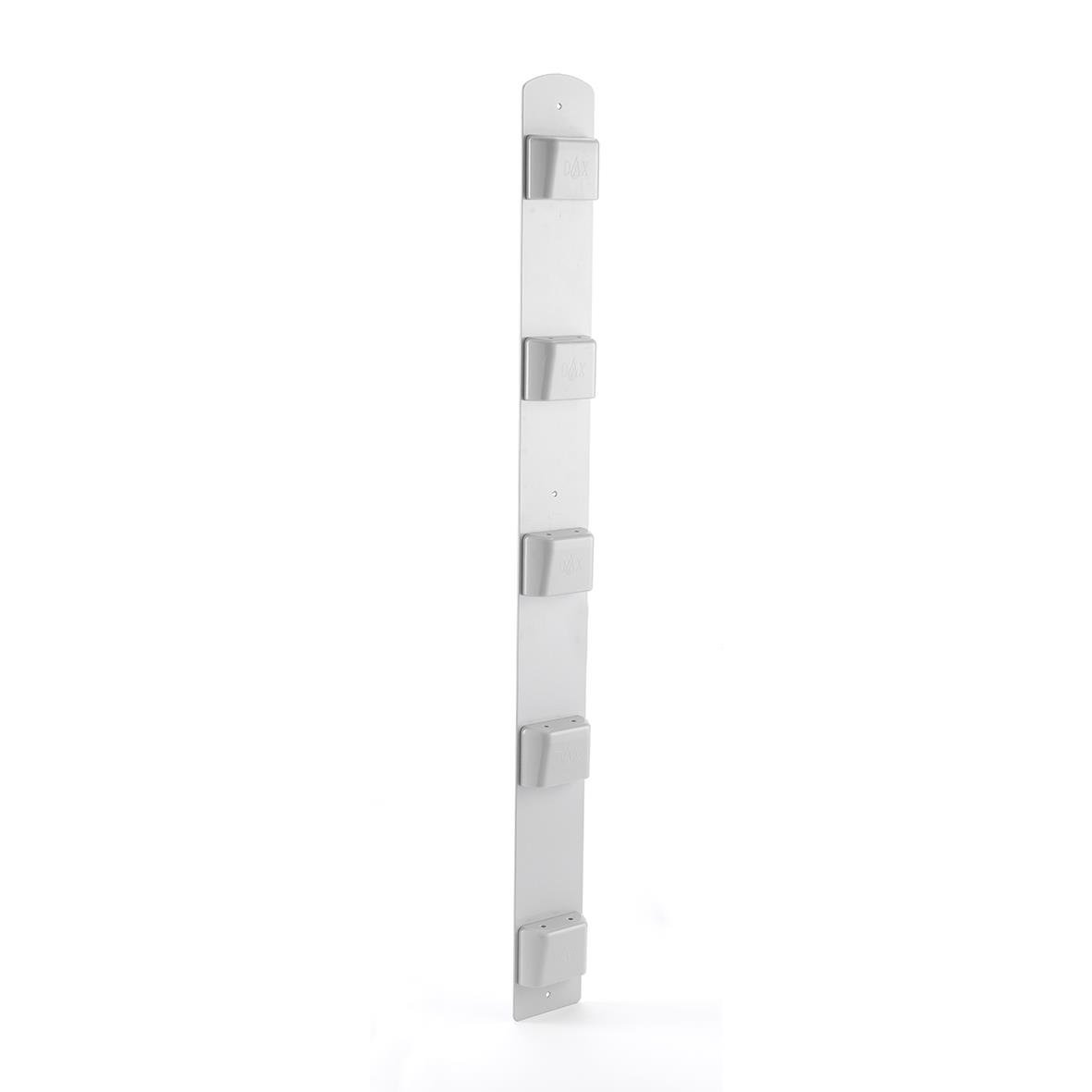 Väggskena DAX med 5 hållare för organisering av verktyg eller små föremål