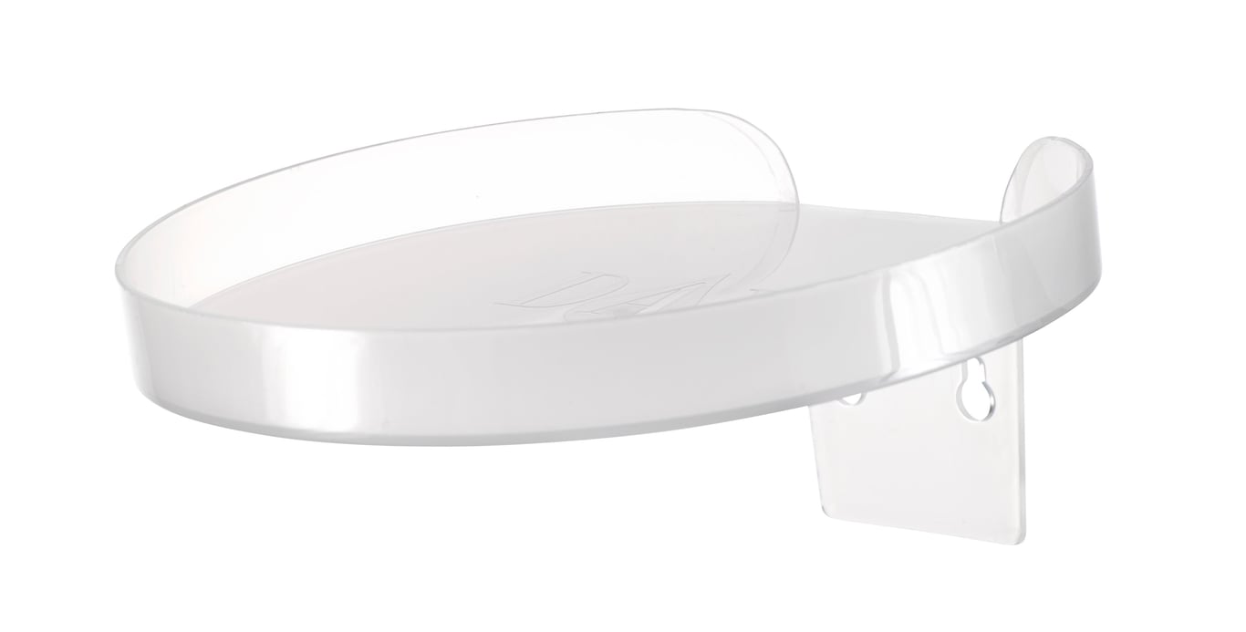 Droppbricka DAX i vitt plastmaterial