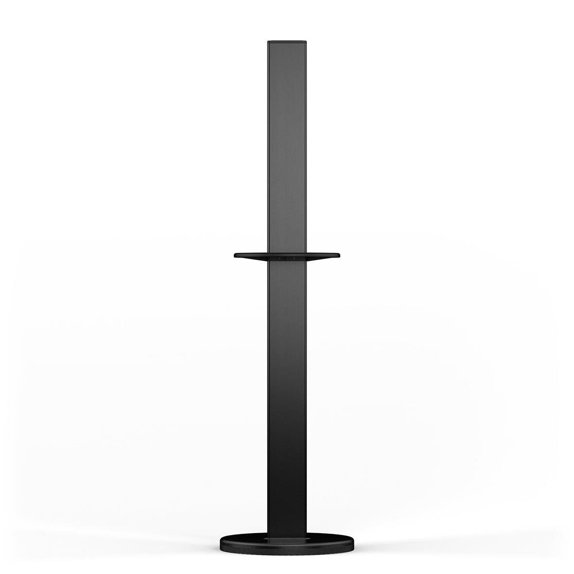 Golvstativ Tork utan dispenser, tresidig, svart, modern design