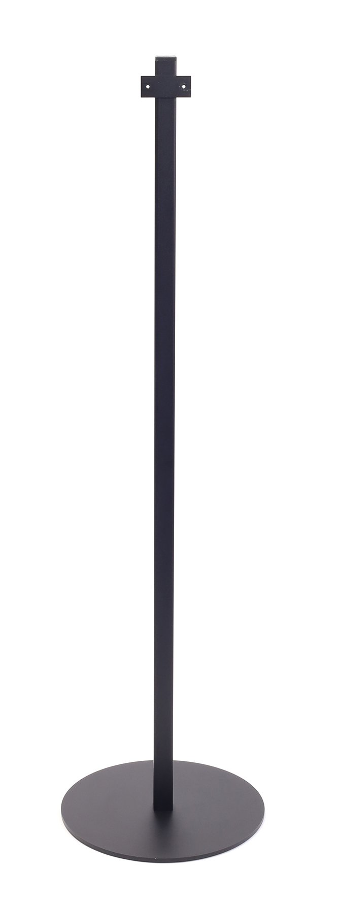 Golvstativ Activa Bas utan dispenser, svart, rund bas och vertikal stång