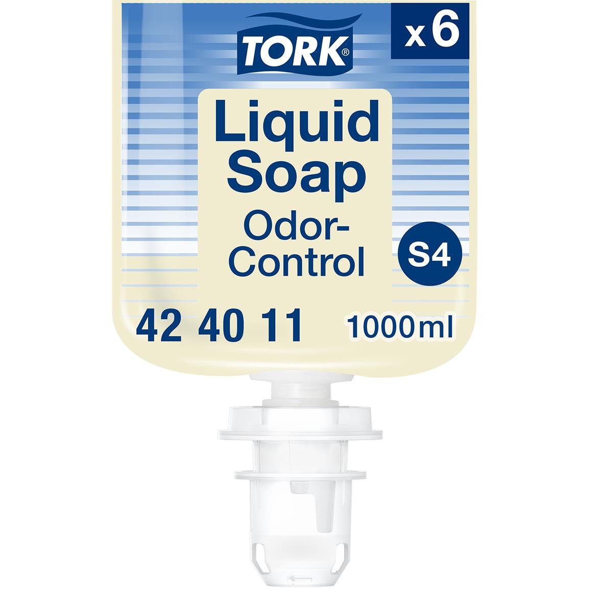 Flytande handtvål Tork S4 Odor-Control 1L, 6-pack