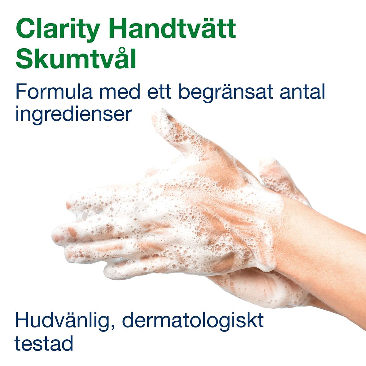 Handtvål med skum, dermatologiskt testad, för ren och mjuk hud