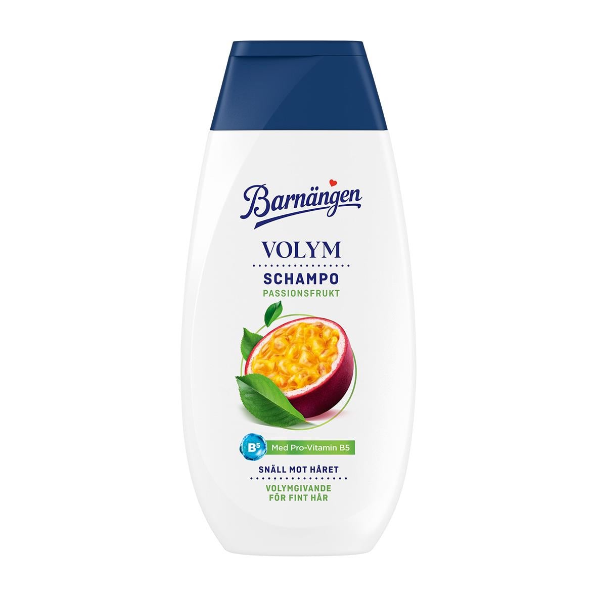 Barnängen Schampo för barn med passionsfrukt, 250ml, volym och vård för fint hår