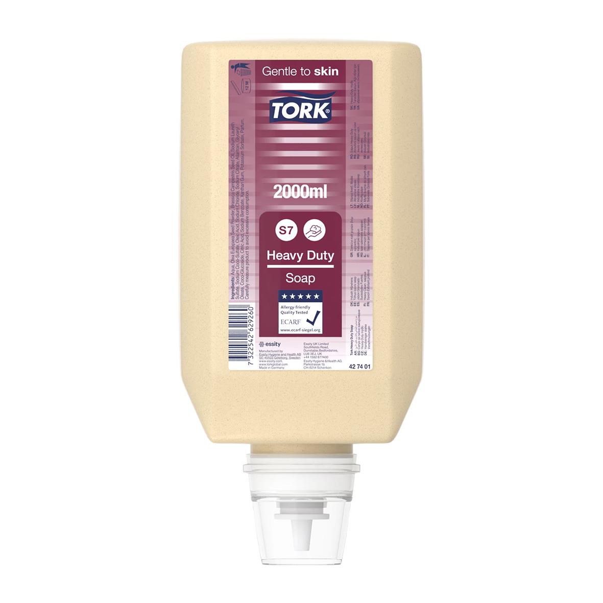 Flytande tvål Tork Grovtvål S7 2000ml för industriell användning
