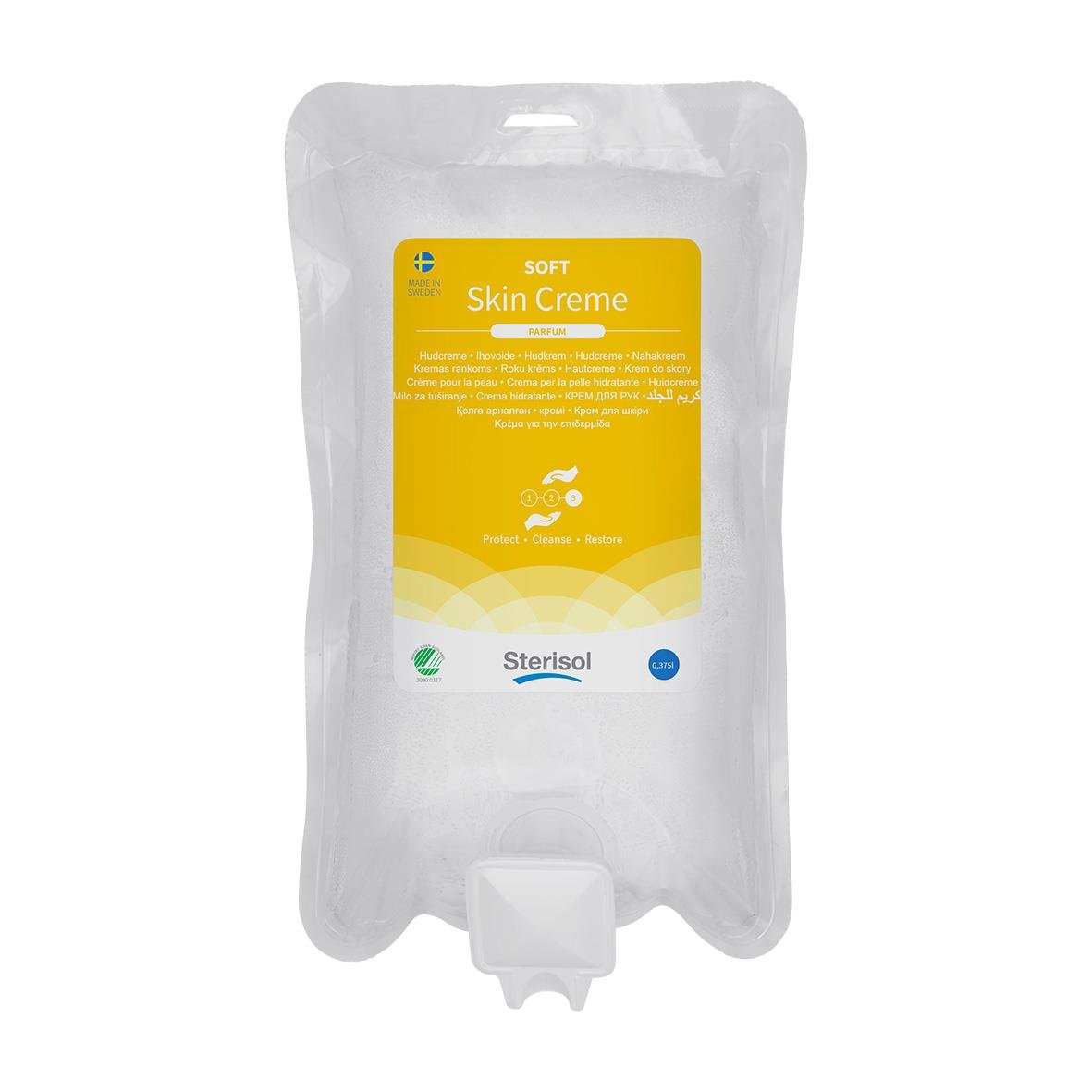 Refill för hudcreme Sterisol Soft EcoLine 375ml i påse