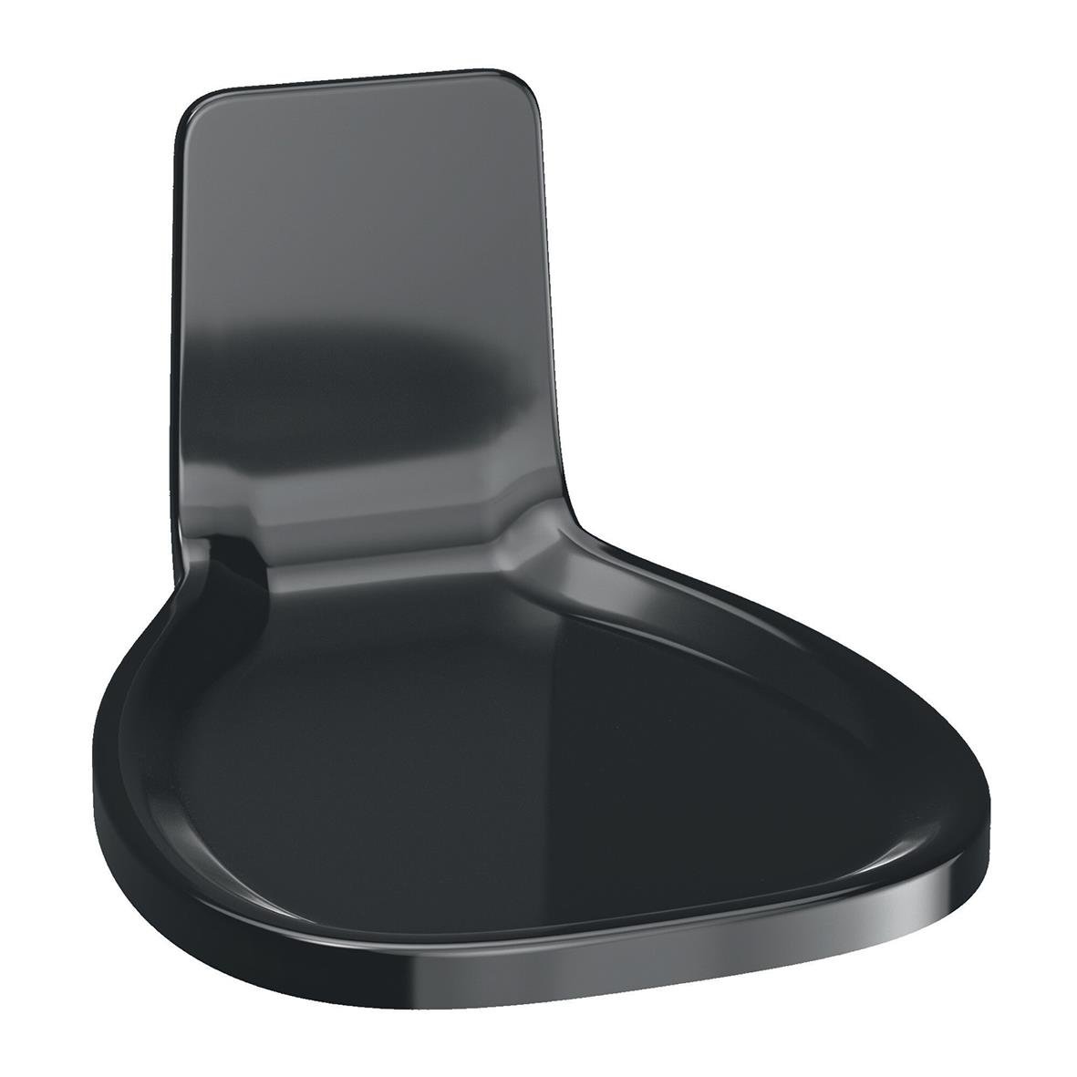 Svart droppskydd för tork, rund och praktisk design