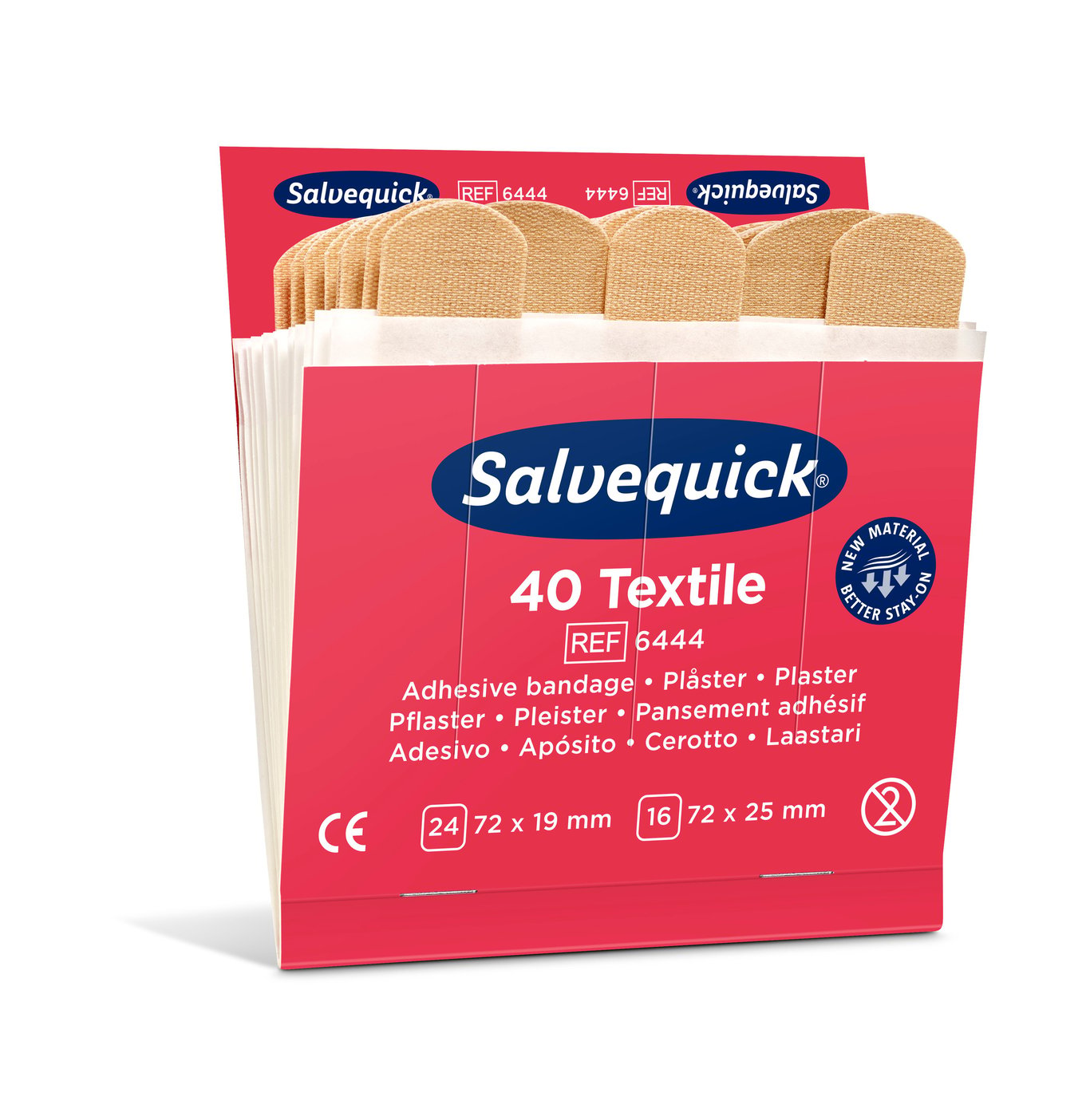 Plåster Salvequick Refill 6444