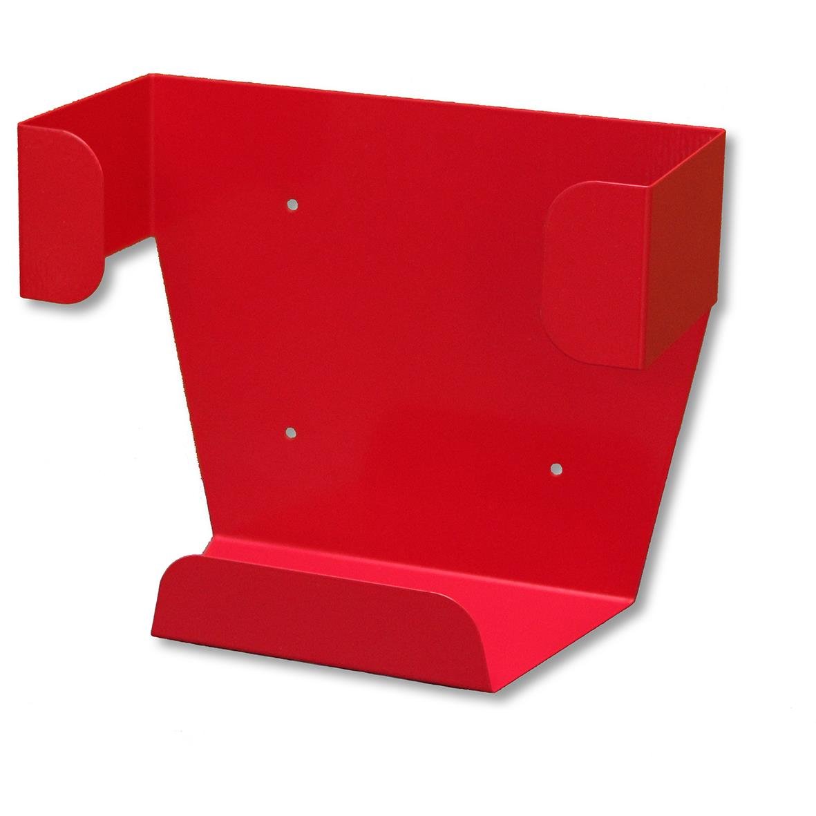 Väggfäste till hjärtstartarväska i rött, mått 255x205x110mm