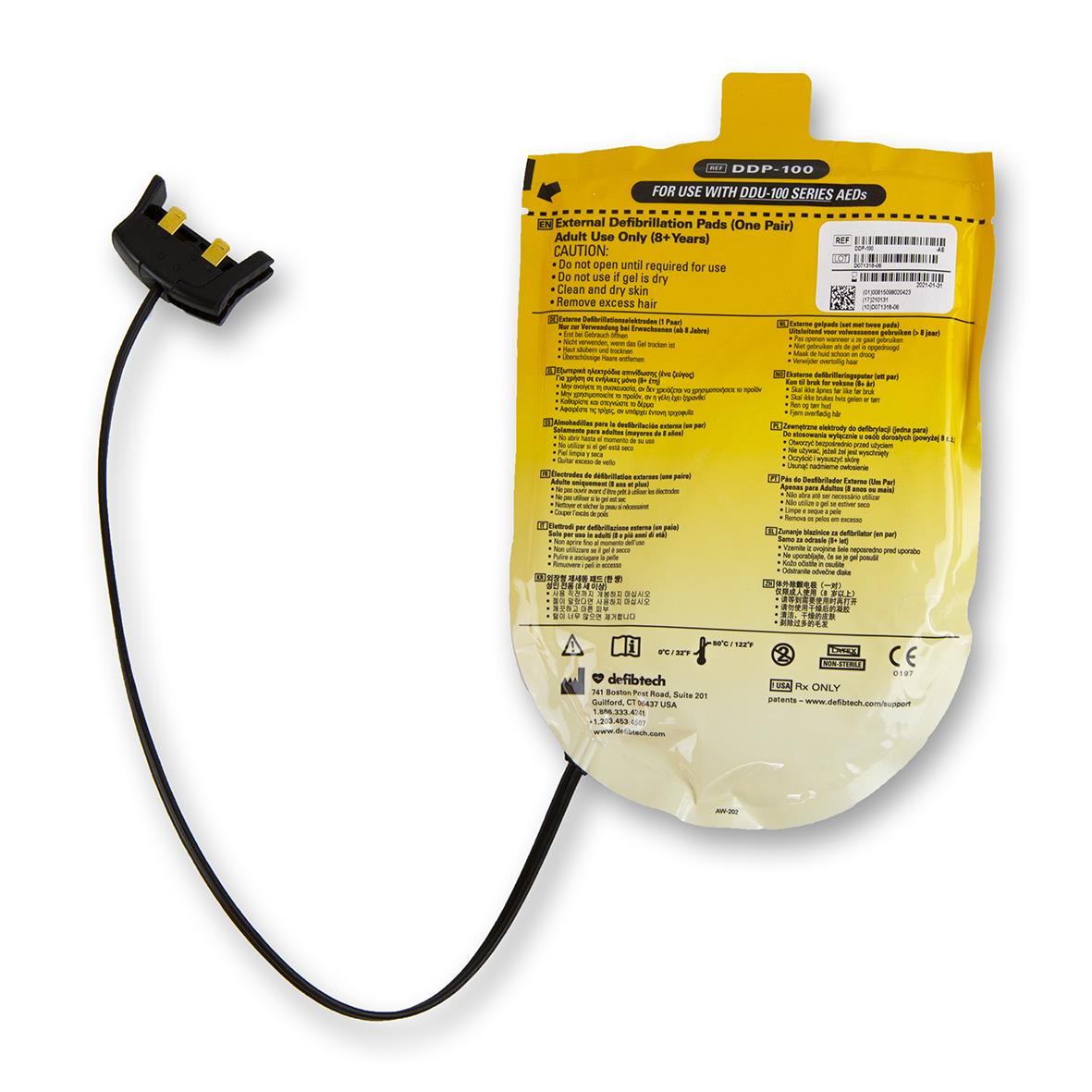 Elektroder för Defibtech DDP-100 som passar till Lifeline AED