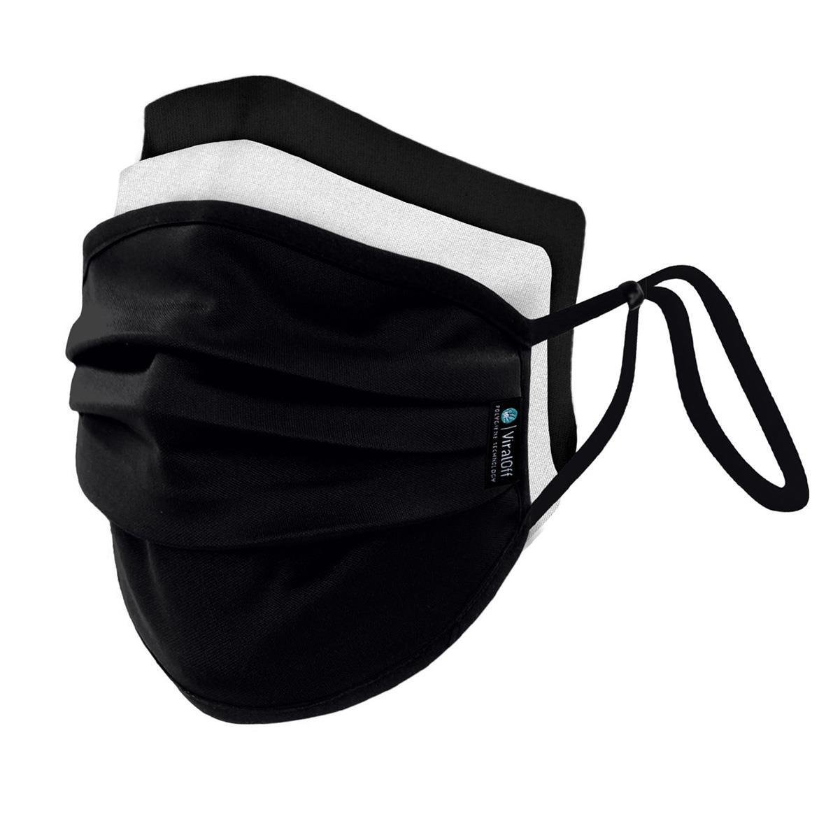 Svart munskydd Stogo Waves ViralOff i S/M storlek med justerbar elastisk band