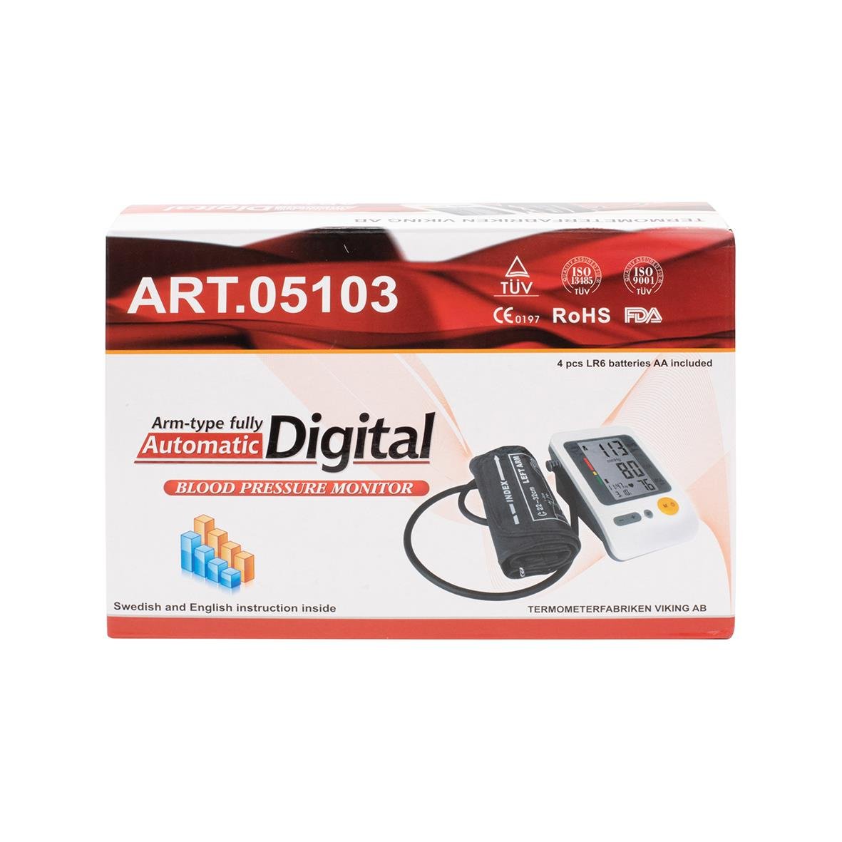 Blodtrycksmätare Digital Helautomatisk 51500295_4